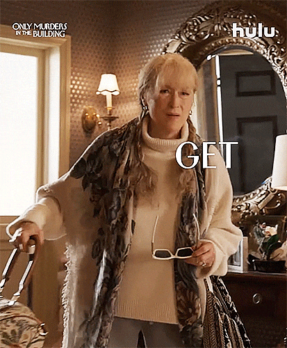 lapriestly giphyupload season 4 meryl streep only murders in the building GIF