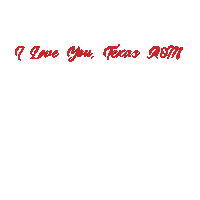 I Love You Valentine Sticker by Texas A&M University