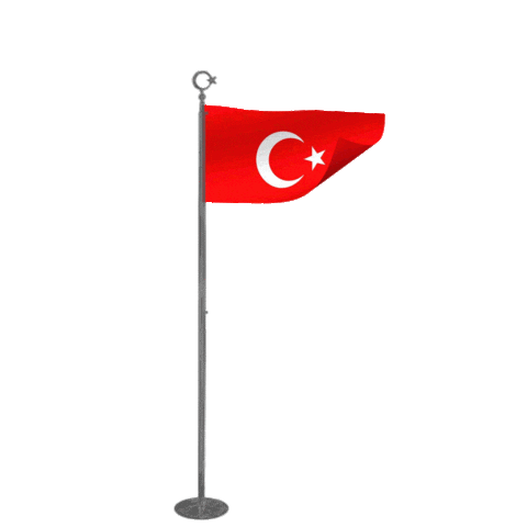 Turkish Flag Star Sticker by abdurrahmanuzun