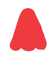 Red Nose Wiggle Sticker by Gro-To Skin Care