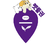 coffeebeankorea cat dog coffee pet Sticker