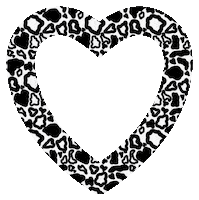 Snow Leopard Hearts Sticker by Evewear