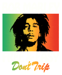 Bob Marley Reggae Sticker by Free & Easy