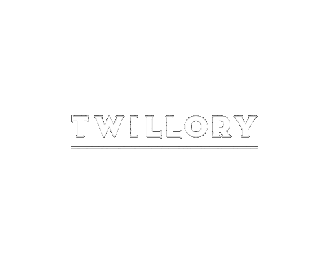 twillory twillory twillory logo Sticker
