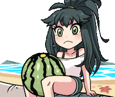 Angry Water Melon Sticker by Jin