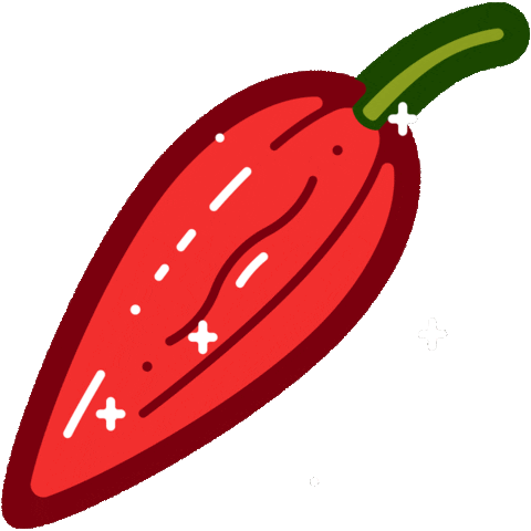 Ghost Pepper Food Sticker by FarmBot