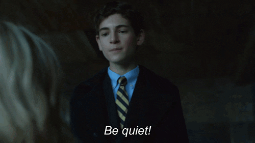 Bruce Wayne Shut Up GIF by Gotham