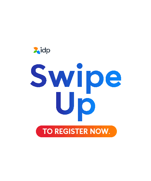 Swipe Up International Education Sticker by IDP India