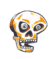 Halloween Reaction Sticker by Gifes Con Ensalada