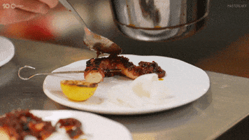 Cook Octopus GIF by MasterChefAU
