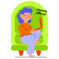 Working Work From Home Sticker by Cirene Studio