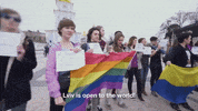 GIF by GAYCATION with Ellen Page and Ian Daniel