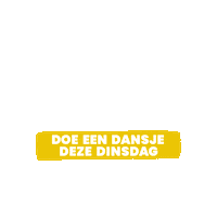 Dag Dinsdag Sticker by Buro Eef  •  grafisch ontwerper