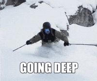 Snow Going Deep GIF by Sunshine Village