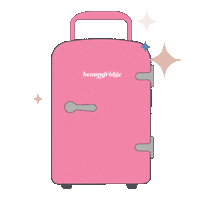 BeautyFridge beautyfridge beauty fridge skincare fridge softpink Sticker