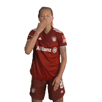 Football Kissing Sticker by FC Bayern Women