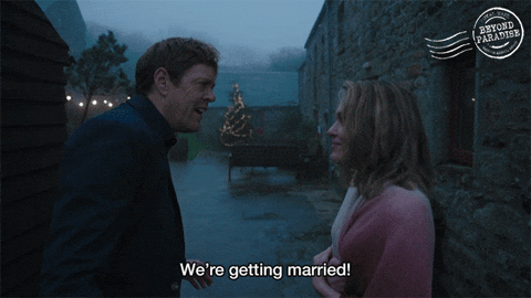 Christmas Wedding GIF by Death In Paradise