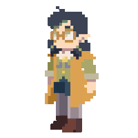 Ellimation pixelart willow the owl house toh Sticker