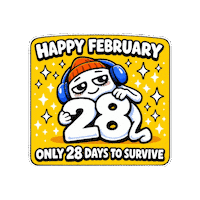 28 Days Sticker Sticker