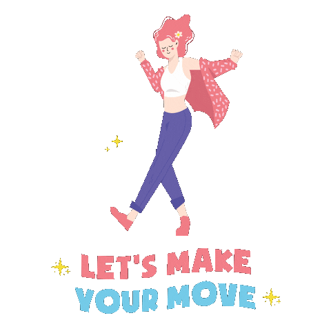Happy Make Your Move Sticker by Posh Indonesia
