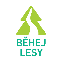 BehejLesy run les beh priroda Sticker