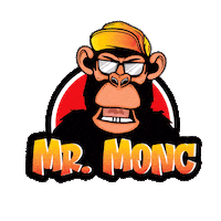 MisterMonc monkey affe kohle cool monkey Sticker