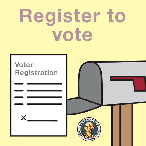Register To Vote Chinese GIF by Washington Secretary of State
