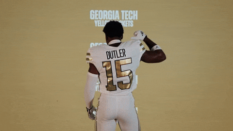 Georgia Tech Football Sport GIF by Georgia Tech Yellow Jackets