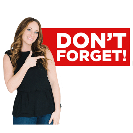 Diane Don'T Forget Sticker by Balanced Bites