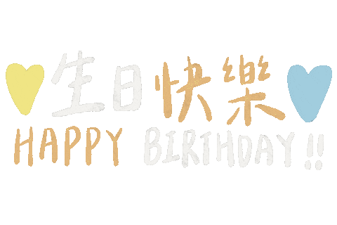 Birthday Writing Sticker
