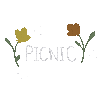 Flowers Picnic Sticker
