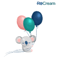 recream koala bebek krem pisik Sticker