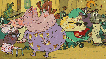 pig goat banana cricket nick GIF by Nickelodeon