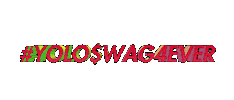 swag yolo Sticker by AnimatedText