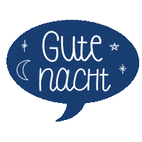 increasecreativity blue good night blau gute nacht Sticker