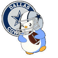 Touch Down Super Bowl Sticker by Pudgy Penguins