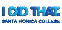 Graduation Sticker by Santa Monica College