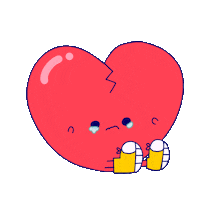 valentines day crying Sticker by BuzzFeed Animation