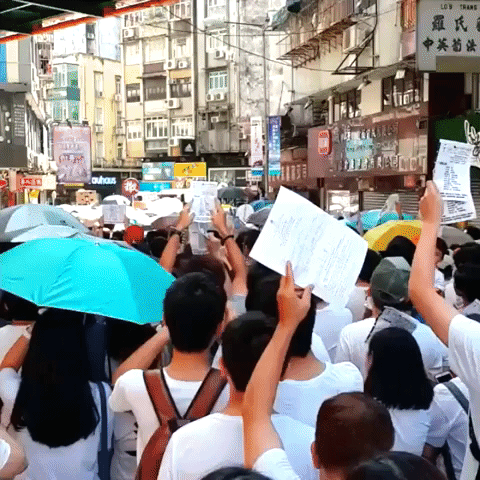 Thousands March to Protest Government Retirement Bill in Macau