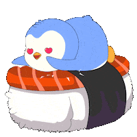 Hungry Penguin Sticker by Pudgy Penguins