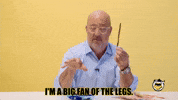 Andrew Zimmern Legs GIF by First We Feast