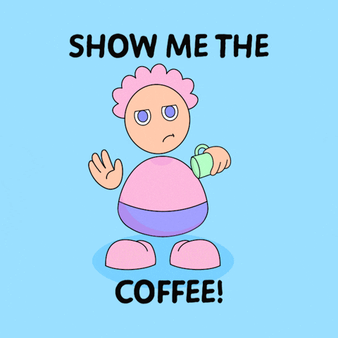 Tired Coffee Time GIF by Fatman