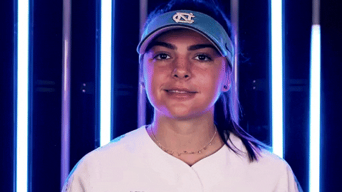 Carolina Unc Softball GIF by UNC Tar Heels