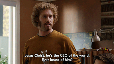 jesus christ hbo GIF by Silicon Valley