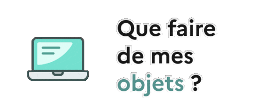 Laptop Recycle Sticker by Quefairedemesobjets