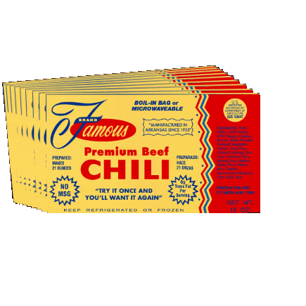 FamousChiliCo texas meat famous beef Sticker