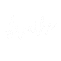 Lettering Breathe Sticker