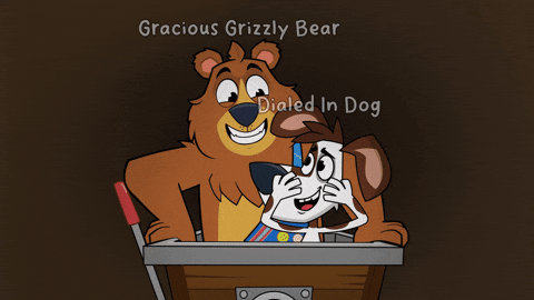 Nervous Grizzly Bear GIF by VeeFriends