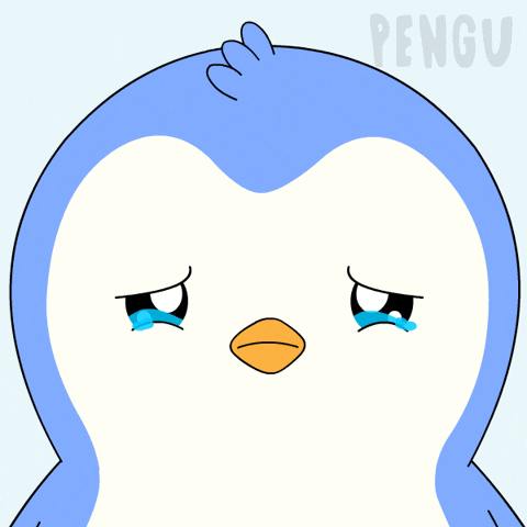 Sad Cry GIF by Pudgy Penguins