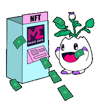 Make It Rain Money Sticker by Magic Eden